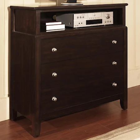 Entertainment Console Chest with 3 Drawers